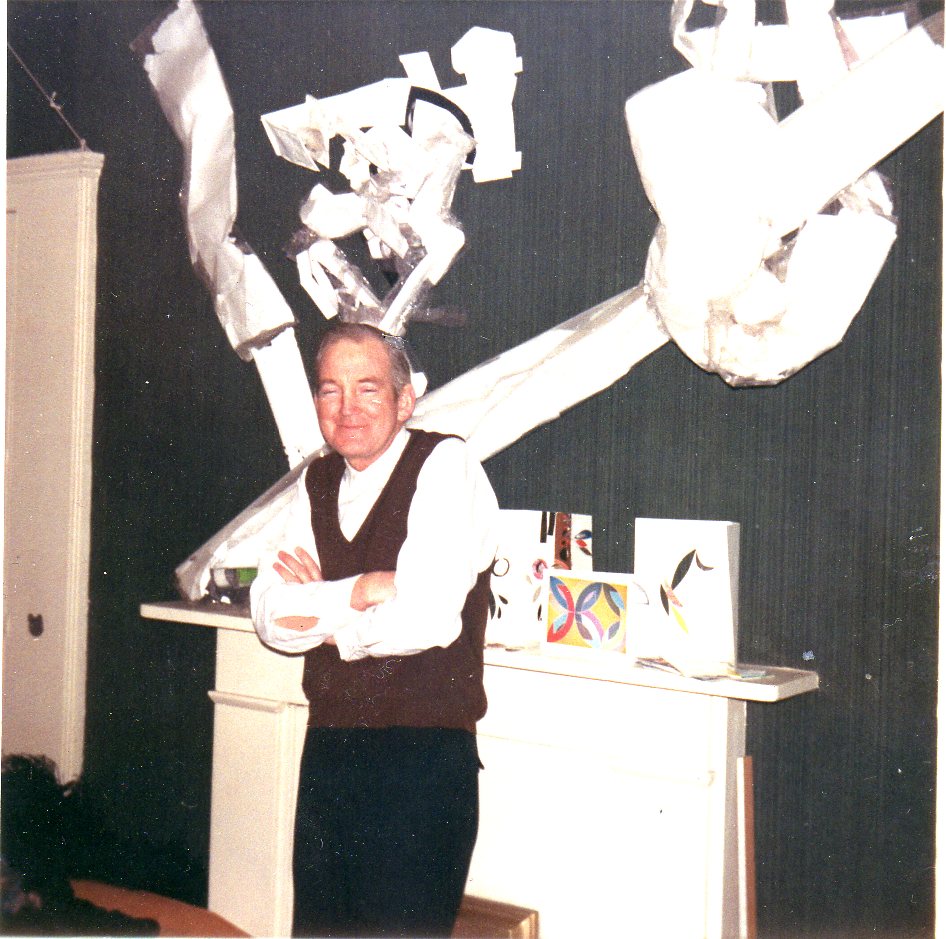 Robert Mitchell and a work in 1968